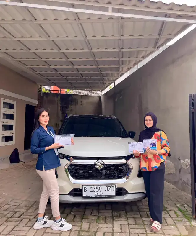 Bukti serah terima Suzuki pelanggan Kiki Tangerang