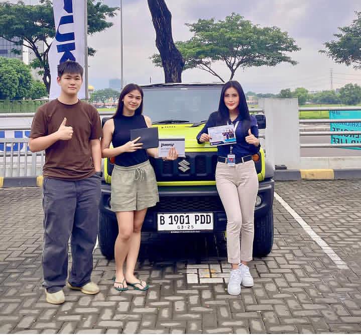Dokumentasi serah terima unit Suzuki Tangerang 5