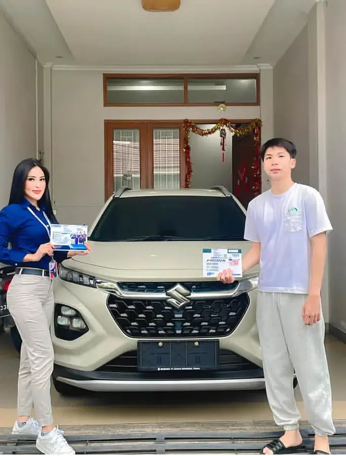 Dokumentasi penyerahan unit Suzuki Tangerang Kiki